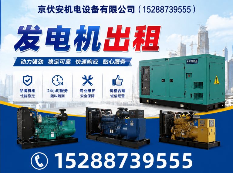 资阳应急发电机出租展示图
