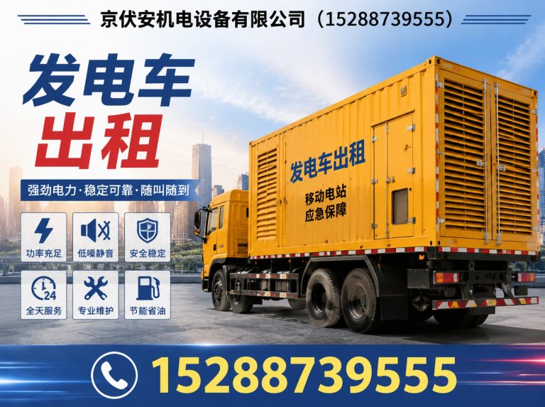 资阳静音发电车租赁展示图
